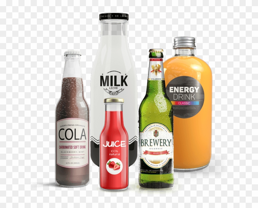 Productivity, Running Costs And Environment Are Heavily - Glass Bottle Clipart