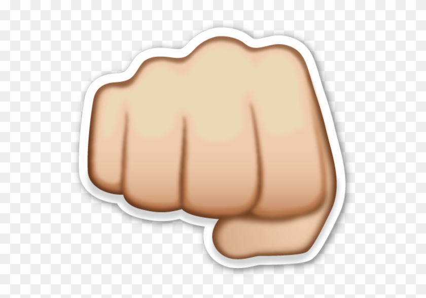 Apesar Muitos Utilizarem Esse Emoji Com O Significado - Fist Emoji Transparent Background Clipart #421868