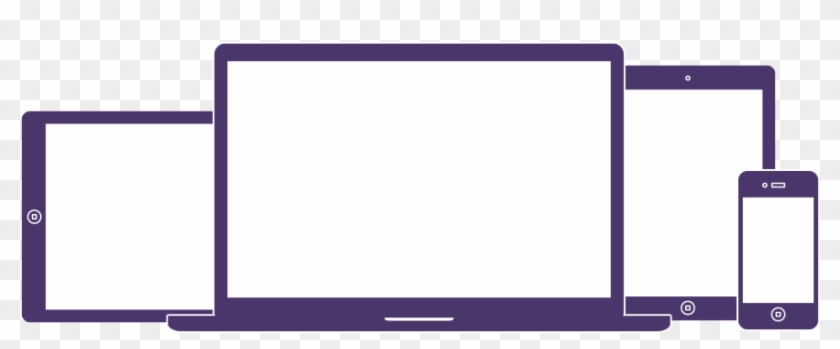 Responsive Across Devices - 3 Device Image Png Clipart #422010