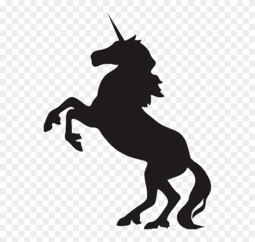 Unicornio Contorno , Png Download - Unicorn Silhouette Clipart