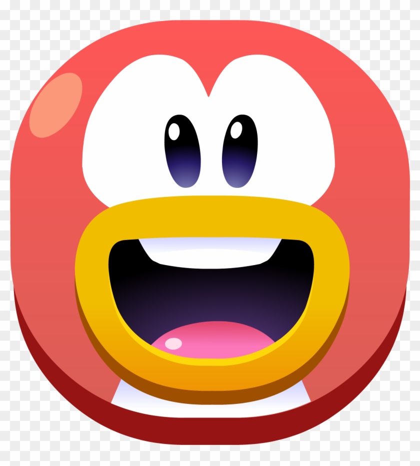Penguin Emoji Png - Club Penguin Island Face Clipart #422144