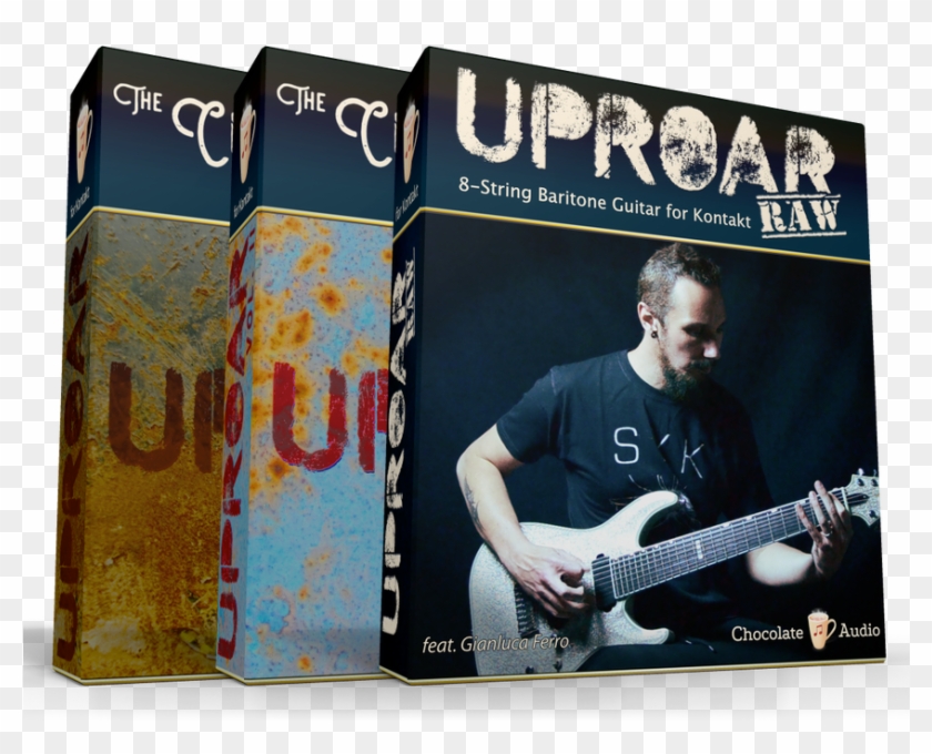 This Instrument Requires The Full Retail Version Of - Chocolate Audio Uproar Raw 8 String Baritone Guitar Clipart #422173