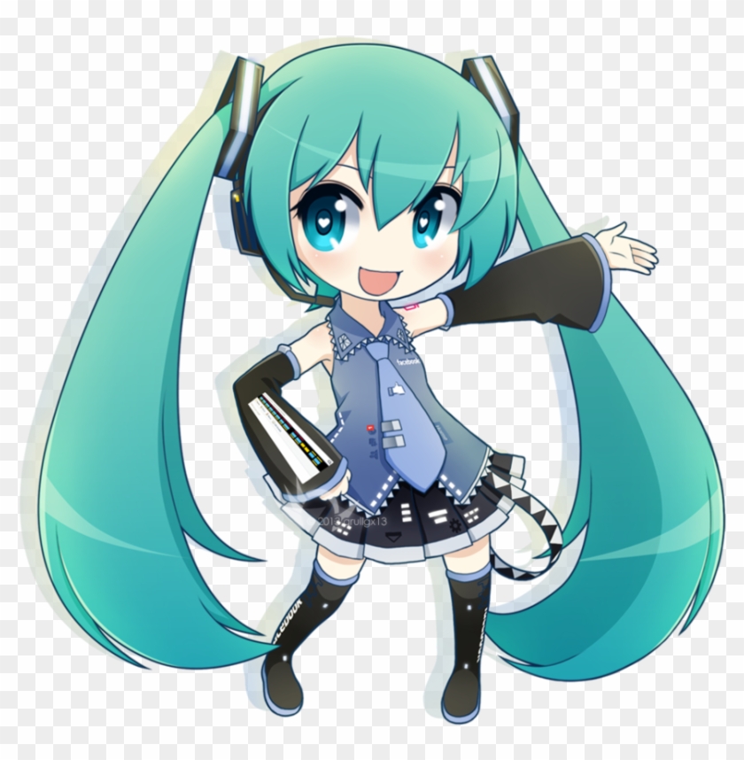 Miku Chibi Png Clipart #422259