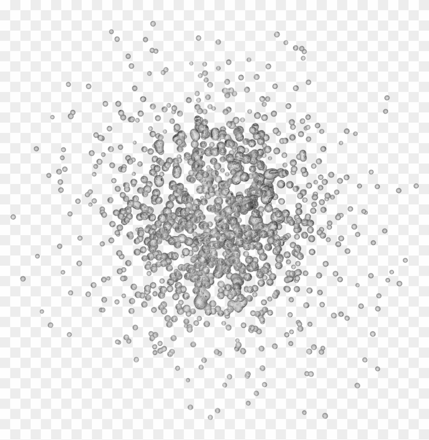 Waterdrops On Black, Png, Water, Liquid, Isolated, - Circle Clipart #422590