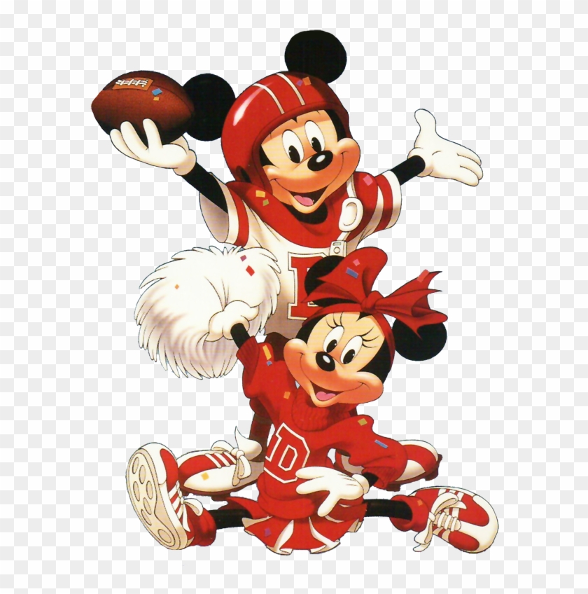 Mickey Mouse Minnie Mouse Football Clipart