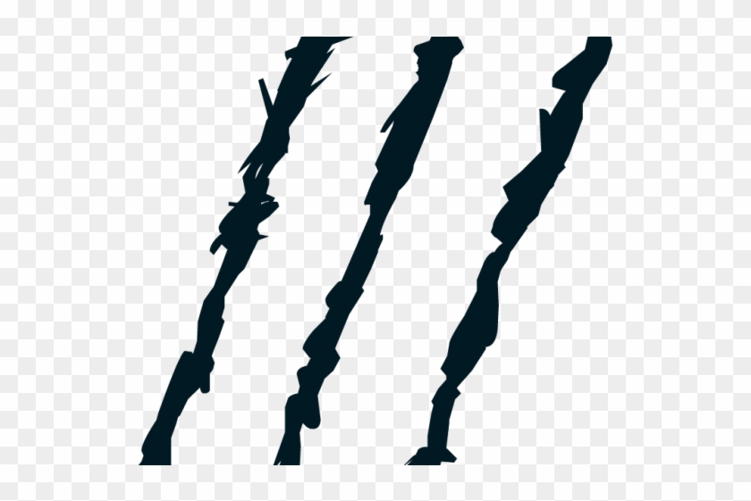 Claw Marks Clipart - Transparent Background Claw Marks Png