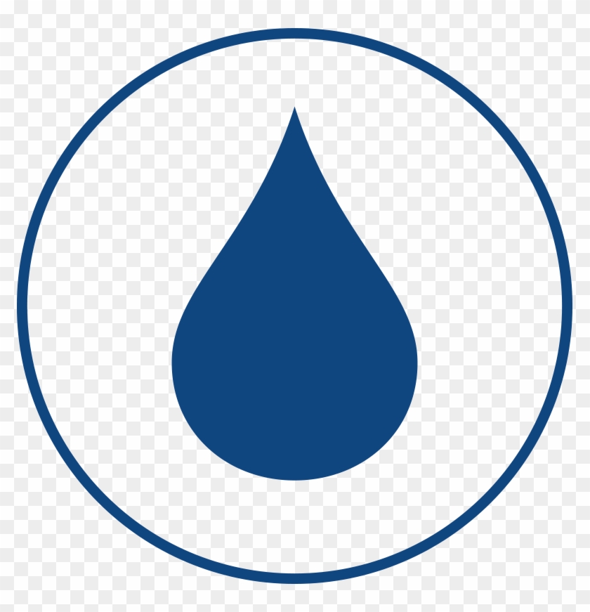 Delagua - Projects - - Water Drop Icon Blue Clipart #422721