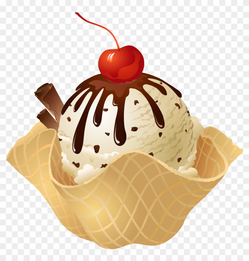 Ice Cream Bowl Png Photos - Ice Cream Sundae Transparent Background Clipart #422932