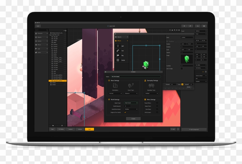 Buildbox Mobile Game Development Engine - Cara Membuat Video Gaming Clipart