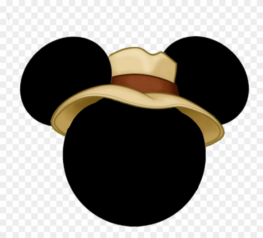 Safari Mickey Mouse Head - Cara De Mickey Safari Clipart