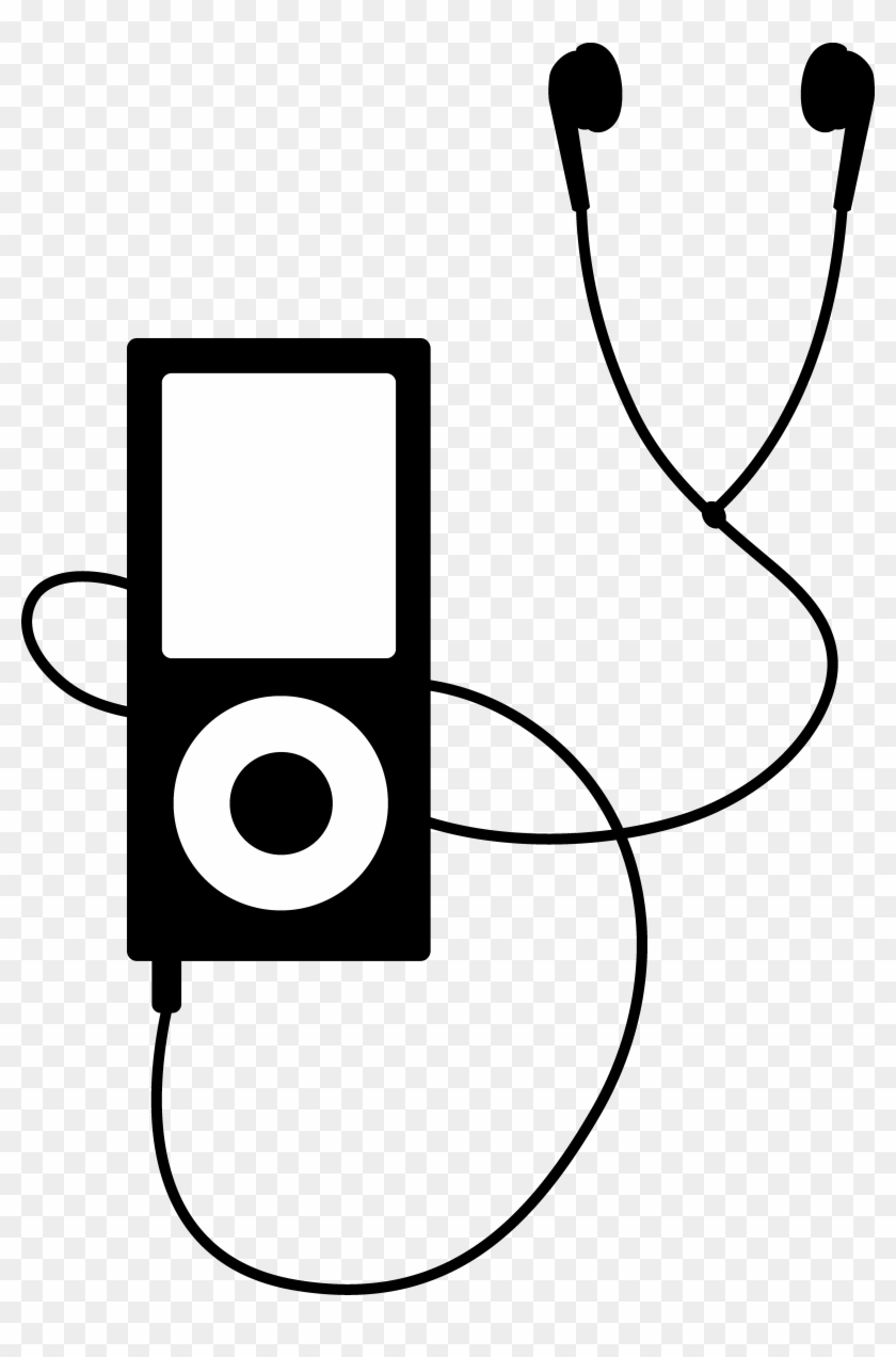Clip Art Free Clip Art Ipod Viewing Panda Free Images - Mp3 Player Clip Art - Png Download