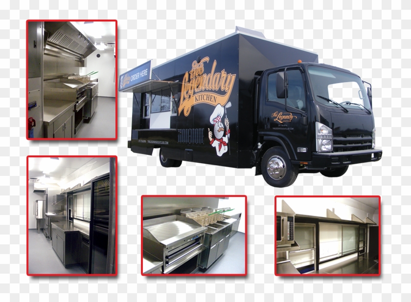 Isuzu Footprint - Isuzu Food Truck Design Clipart