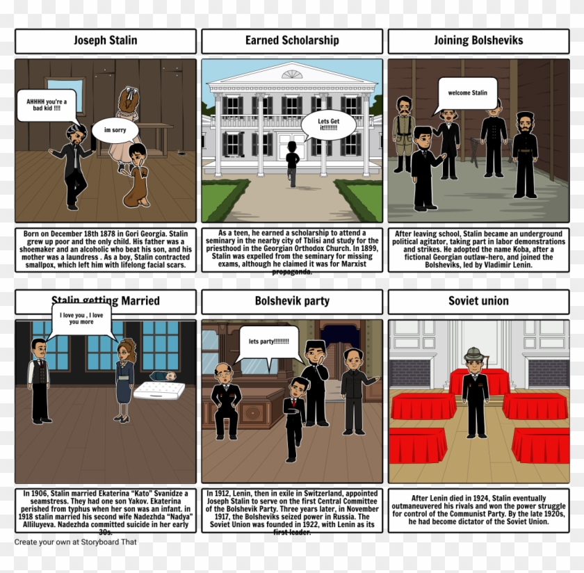 Stalin - Christmas Carol Stave 3 Storyboard Clipart #423493