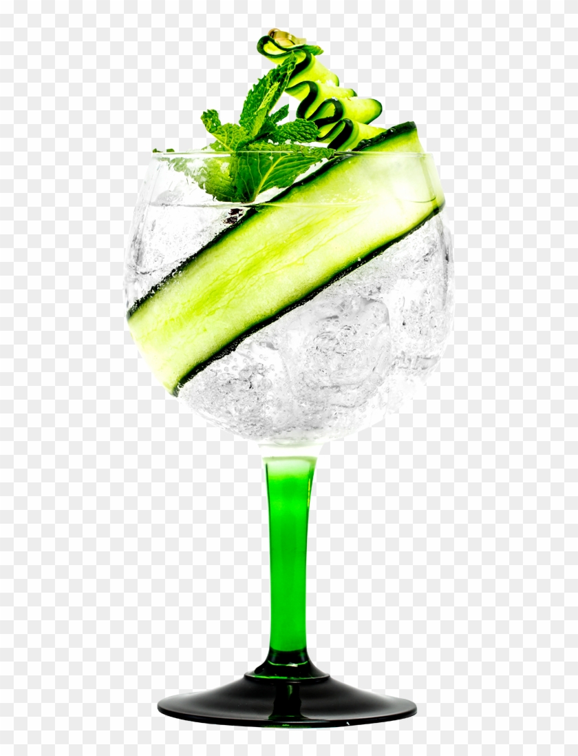 Cucumber & Mint Tanqueray & Fever-tree - Tanqueray With Cucumber Clipart #423594