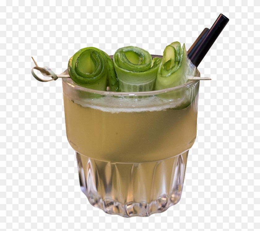 Cocktail, Gin, Lime, Cucumber, Apple, Rock Garden - Sour Clipart #423624