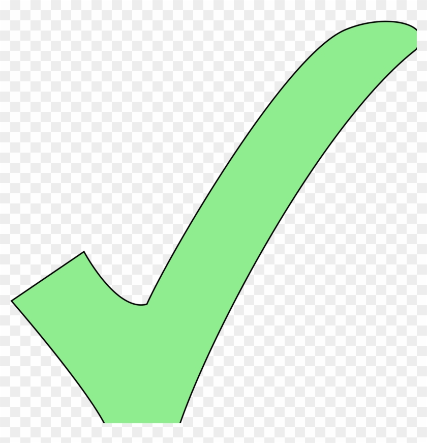 Open - Light Green Tick Clipart #423709