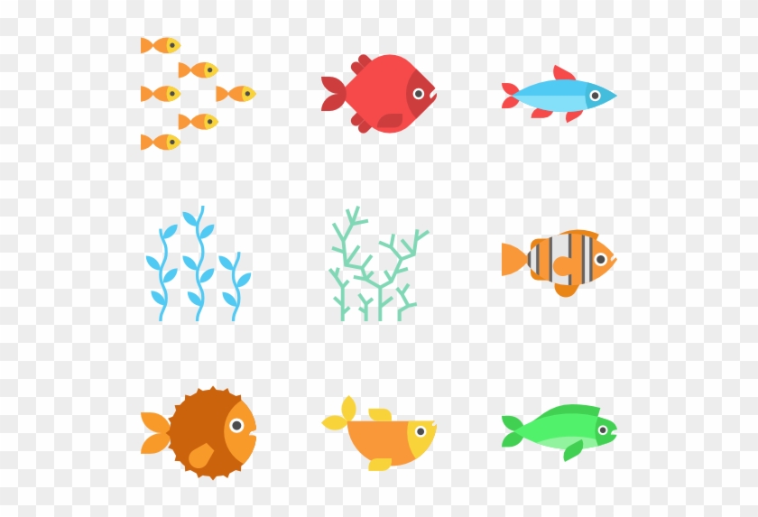 Sea Life Collection - Icon Clipart