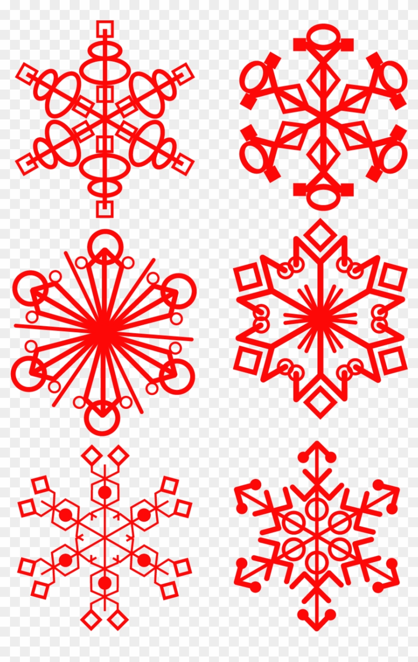 Spring Festival Snowflakes Window Stickers Festive - Cross Clipart