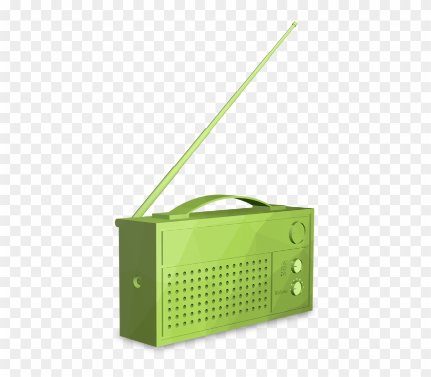 Radio - Polka Dot Clipart
