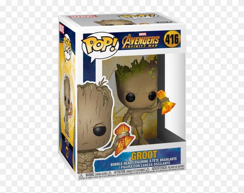 Avengers Infinity War - Funko Pop Groot 416 Clipart