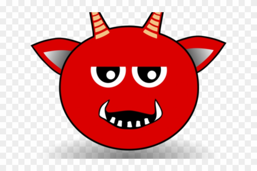 Satanism Clipart Devil Emoji - Tete De Diable Dessin - Png Download