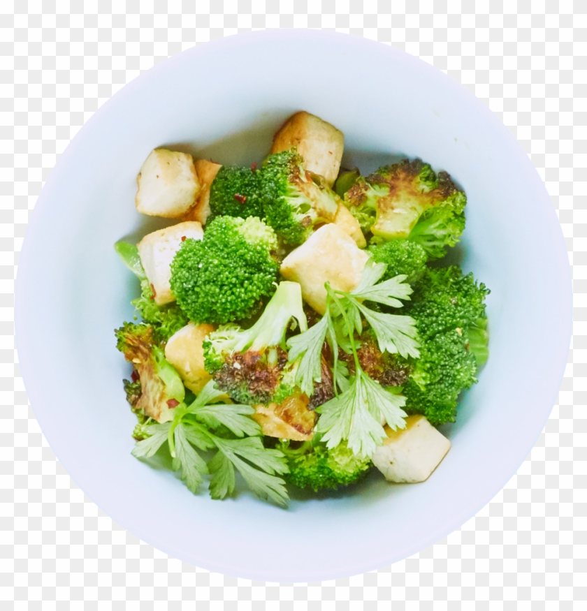Combine Tofu And Broccoli Clipart