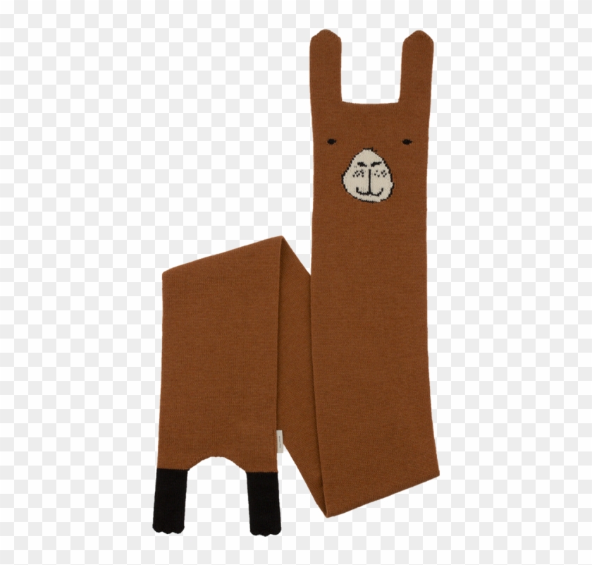 Tiny Cottons Knitted Scarf Llama - Wood Clipart #424859