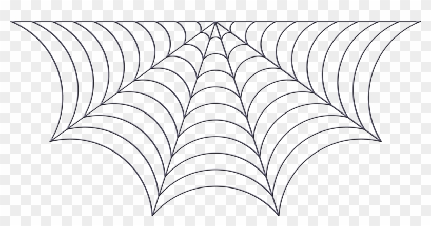 Spider Web Clip Art Transprent Png Free - Spider Web Drawing Transparent Png