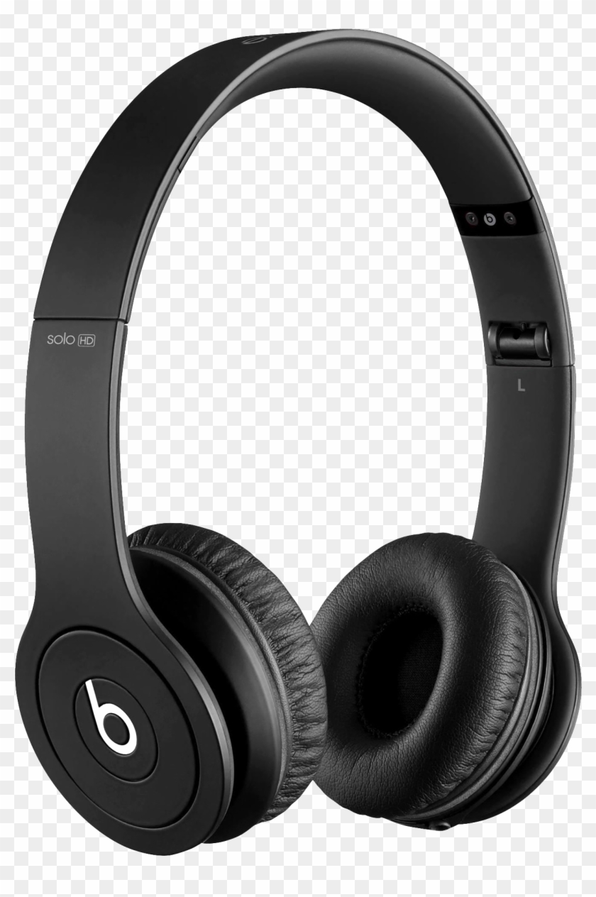 Headphone - Beats Solo Matte Black Clipart #425083
