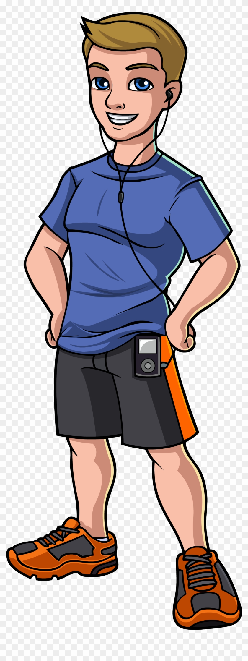 Cartoon Guy - Graphic Design Clipart