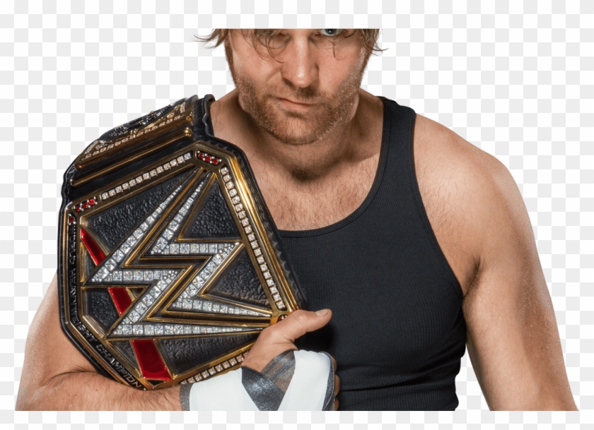 Dean Ambrose Wwe Champion Www Pixshark Com Images - Dean Ambrose With Title Clipart #425455