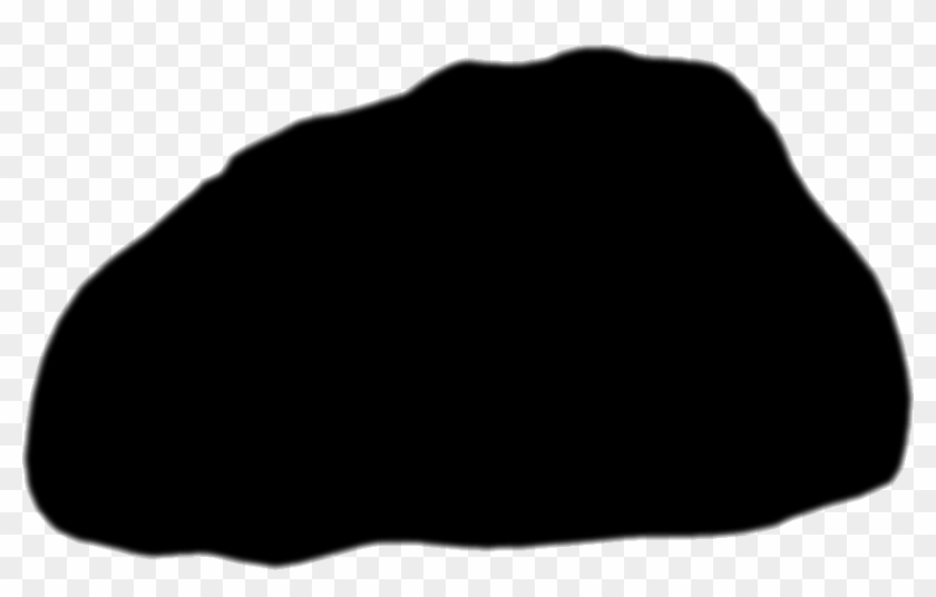 Rock Silhouette - Beanie Clipart