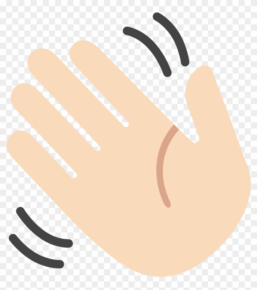 Waving Hand On Messenger 1 0 Source - Mano Despidiendose Clipart