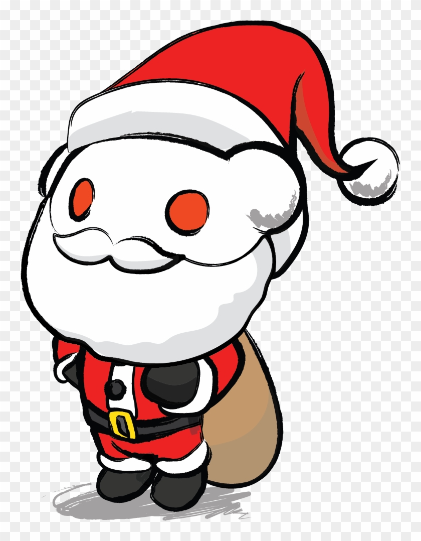 Reddit Clipart Logo - Reddit Secret Santa 2018 - Png Download
