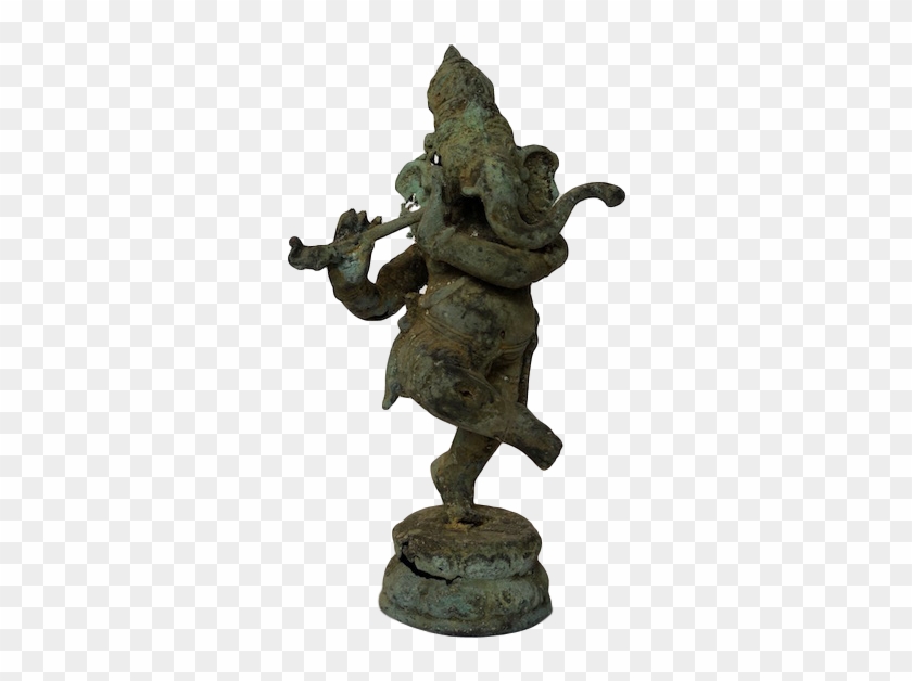 Dancing Ganesha Relic - Bronze Sculpture Clipart #426297