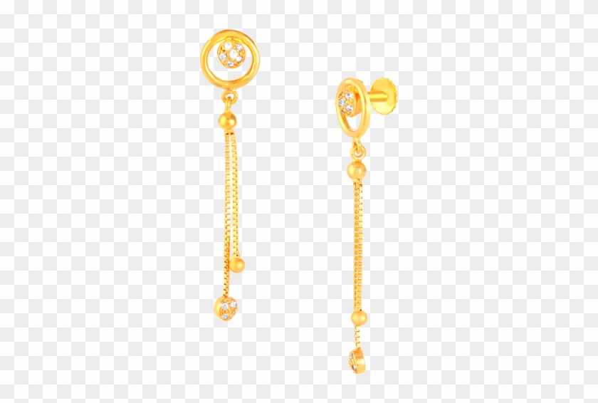 Pretty Danglers Gold Earring Gold Earrings, Drop Earrings, - Earrings Clipart #426404