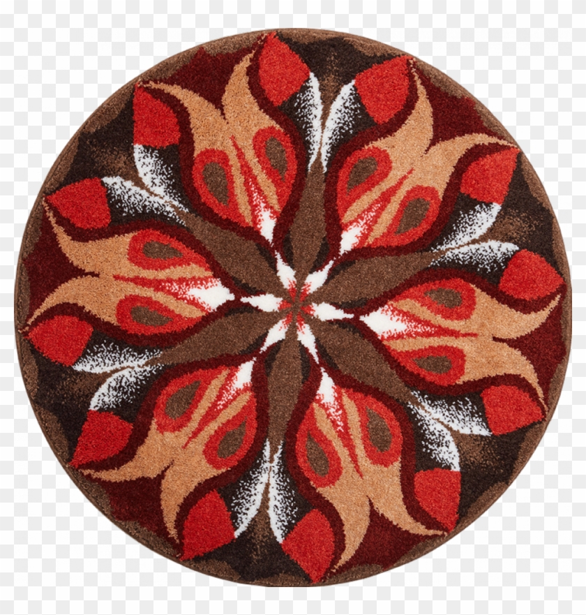 Mandala Silent Glow, Brown Mandala Silent Glow, - Carpet Clipart