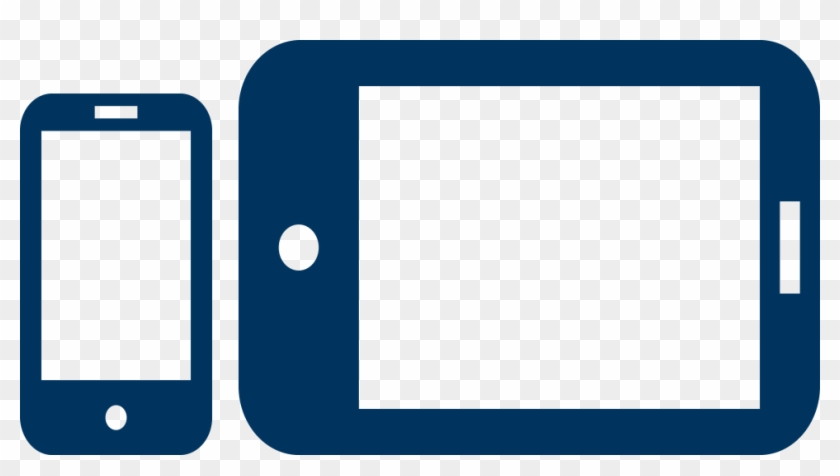 Mobile, Phone, Touch Screen Icon - Dark Blue Mobile Icon Clipart