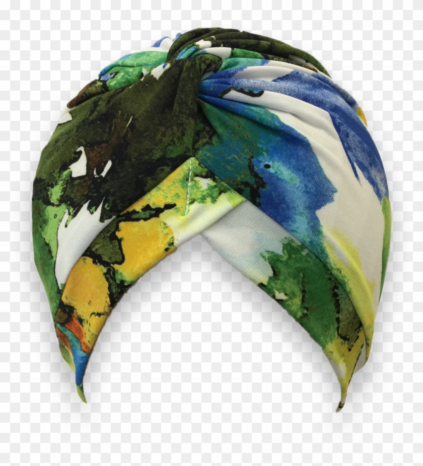 Natures Spring Turban - Stole Clipart