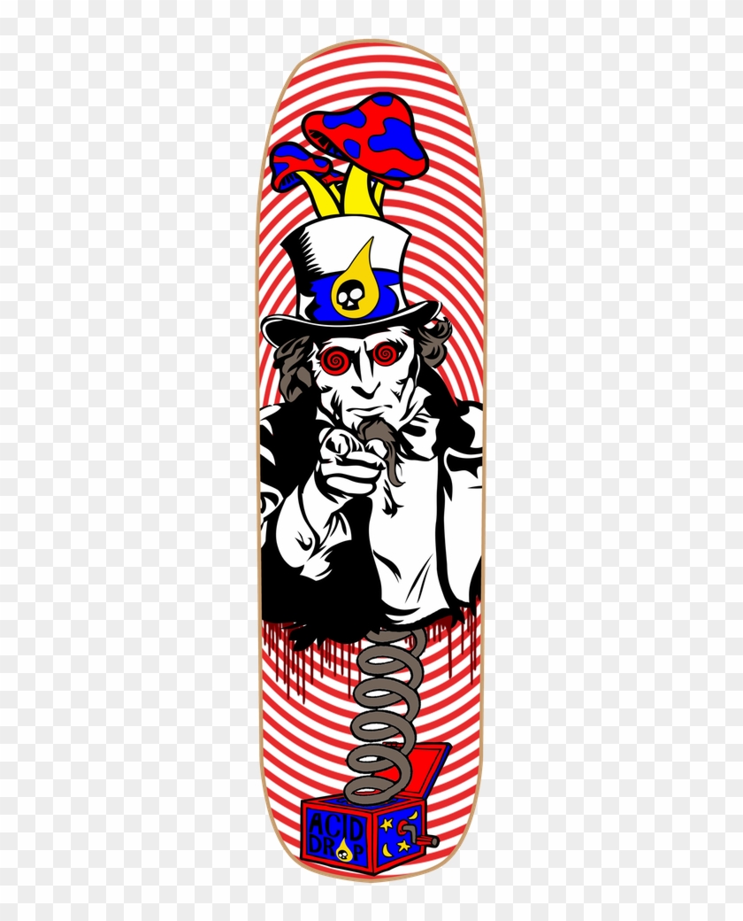 Tallboy Unclesam Small - Skateboard Deck Clipart #427031