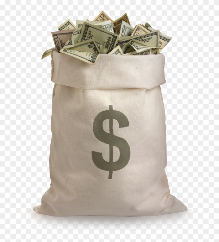 Bundle Of Dollar - Bag Of Money Png Clipart #427118
