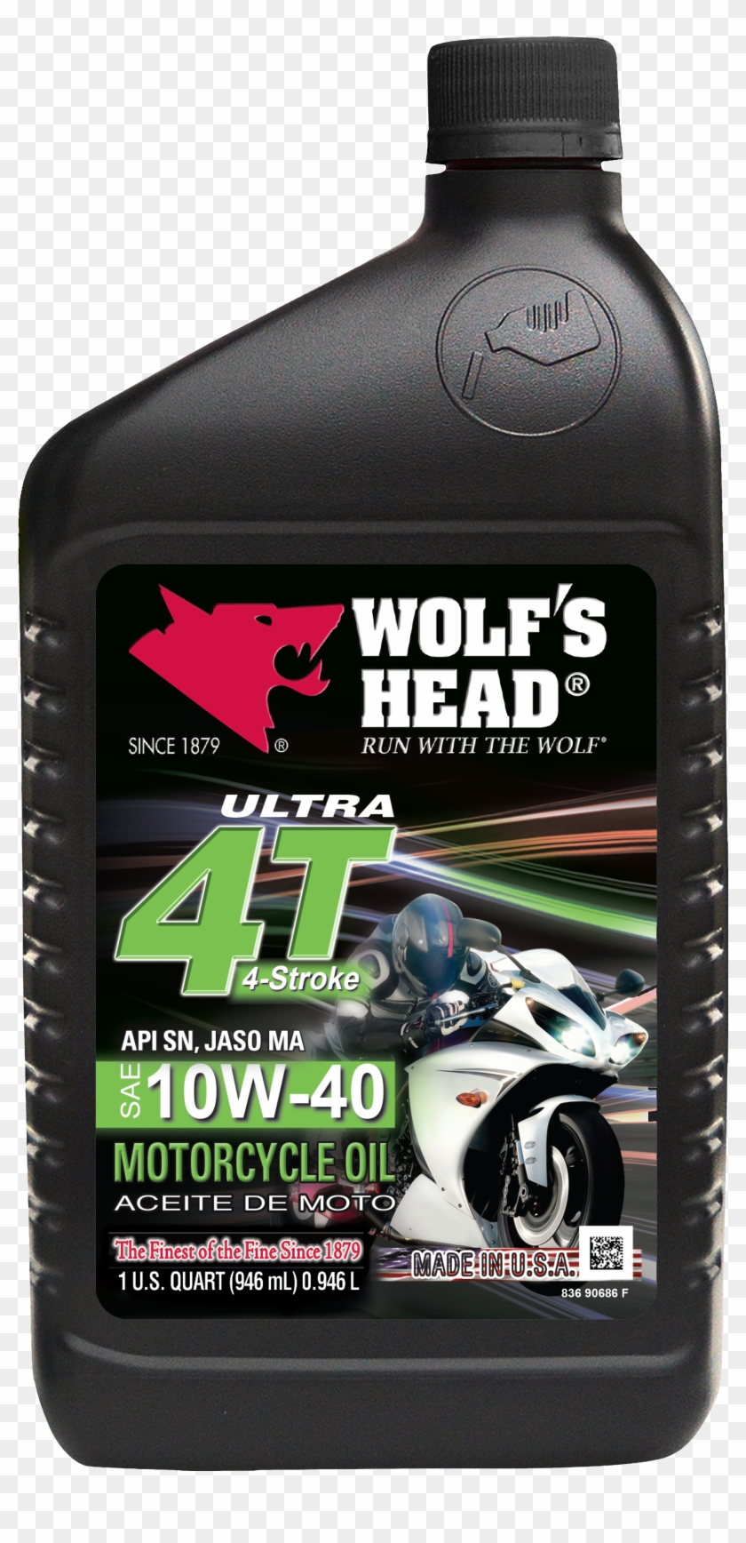Front Hi-res - Wolf's Oil 10w40 4t Clipart