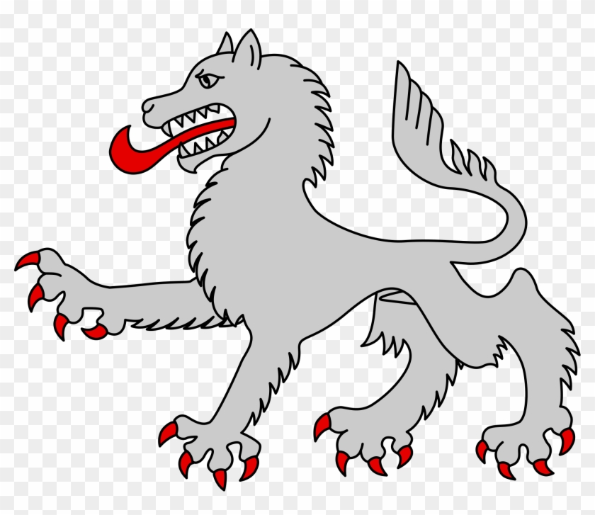 2000 X 1637 4 - Wolf Coat Of Arms Png Clipart