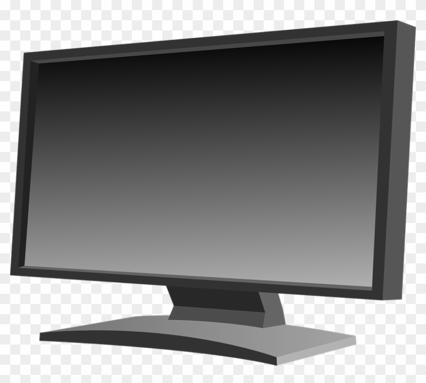 Blank Computer Screen Png - Flat Panel Monitor Clipart Transparent Png #427340