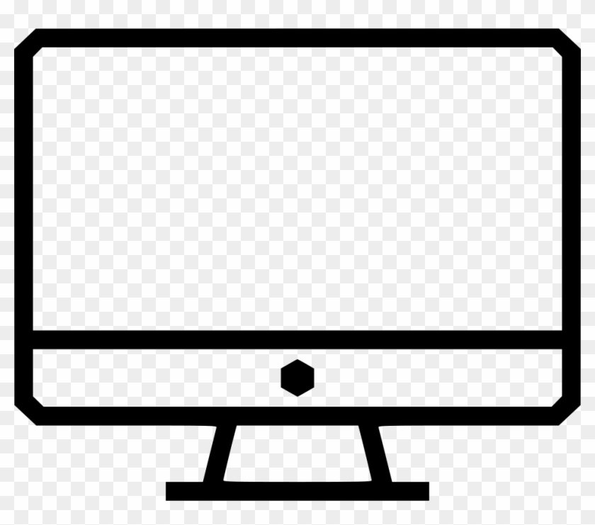 Screen Monitor Imac Computer Display Desktop Pc Comments - Computer Icon Vector Png Clipart #427369
