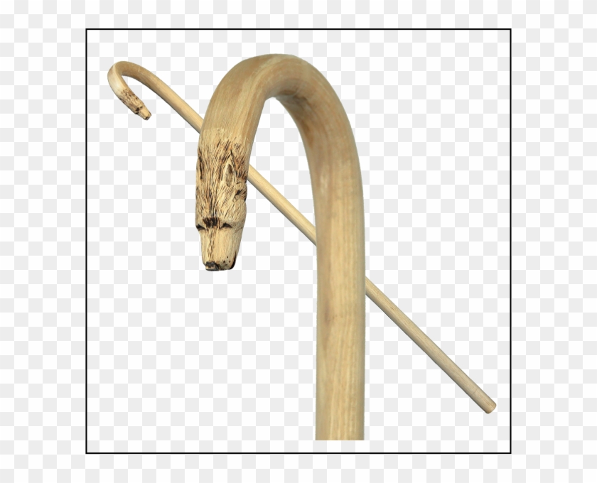 Wolf Head Horn On Hickory With Heartwood Stock - Plywood Clipart #427394