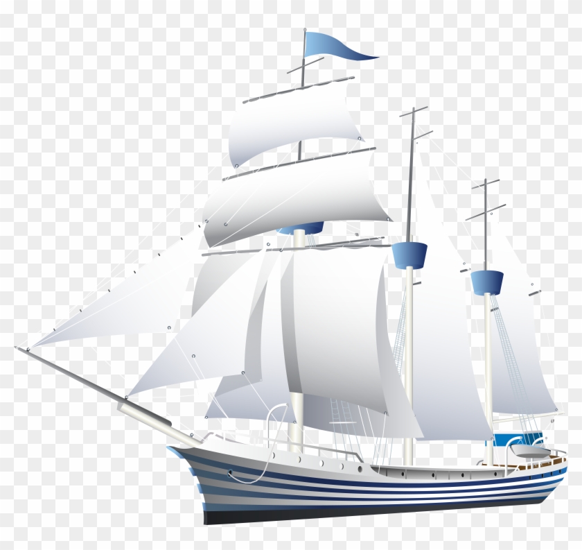 Sailing Boat Transparent Png Clip Art Image #427556