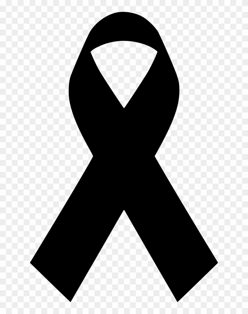 Png File - Laço De Luto Png Clipart #427559
