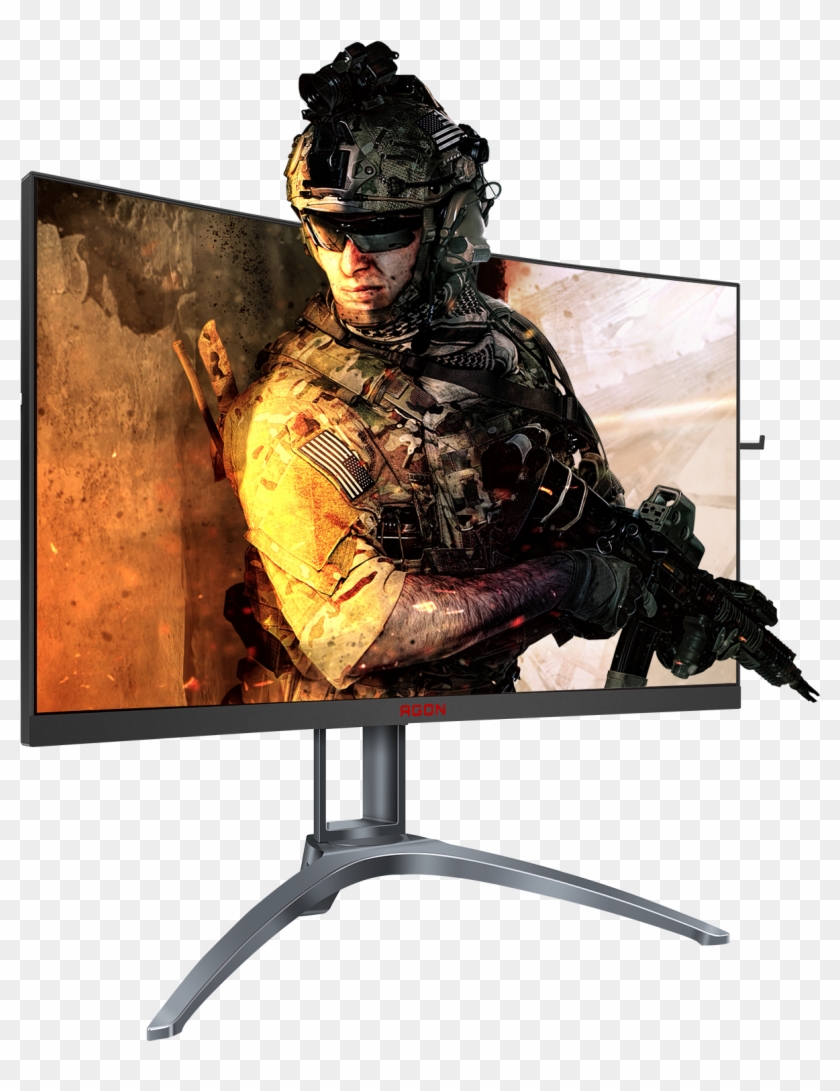 At The Centre Of Action With The Agon 3-series - Aoc International Clipart