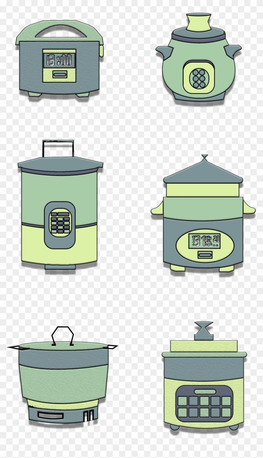 Cartoon Cute Simple Rice Cooker Png And Psd - Illustration Clipart #427722